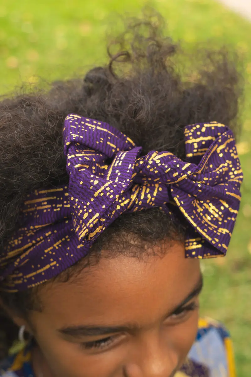 Senia Purple Hair Band