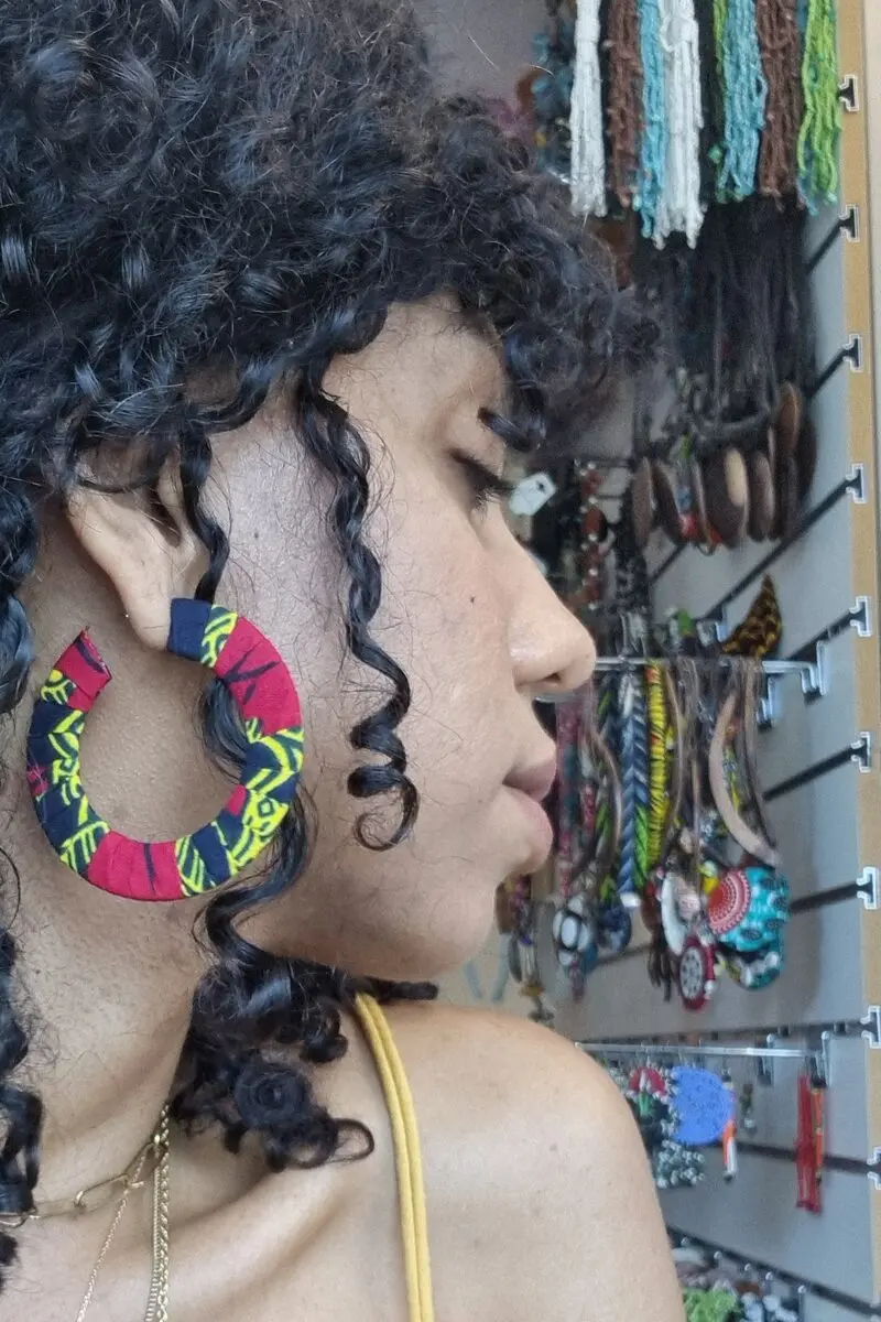 Asmara Flat Hoop Earrings