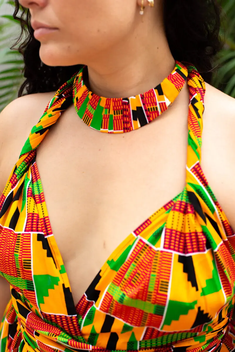 Orange Ashanti Necklace