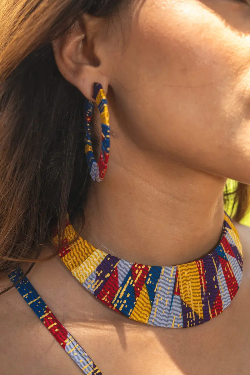 Senia Patterned Necklace