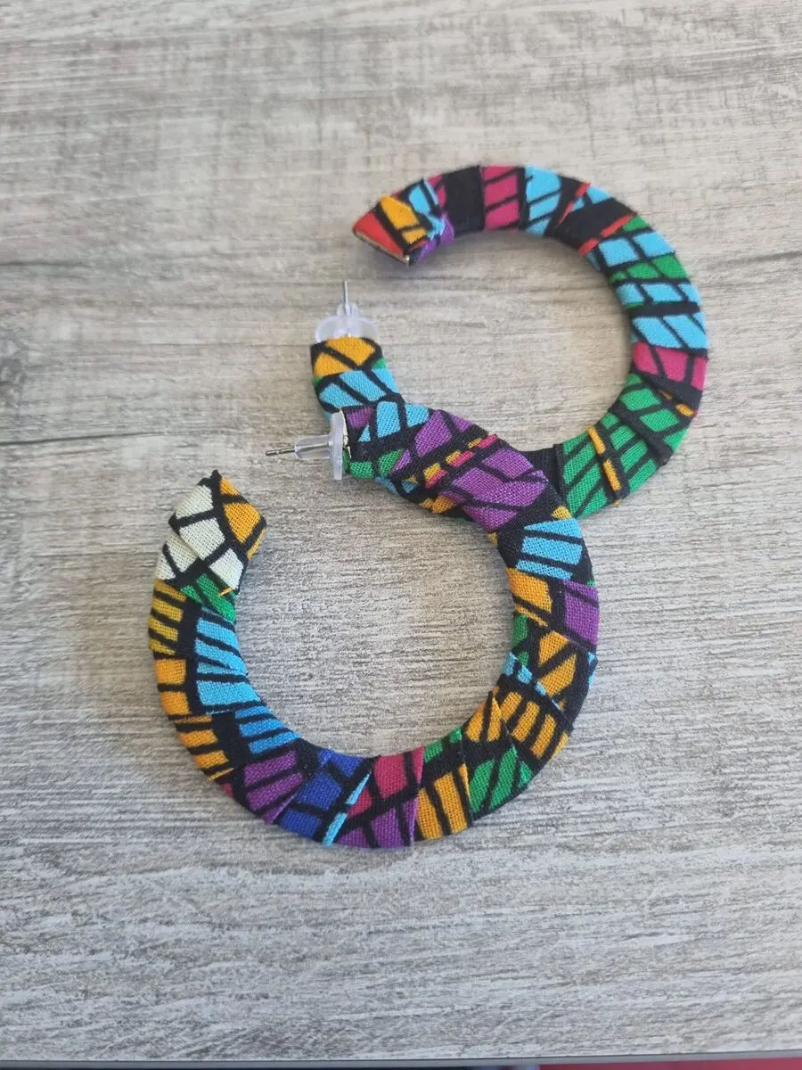 Edea Flat Hoop Earrings