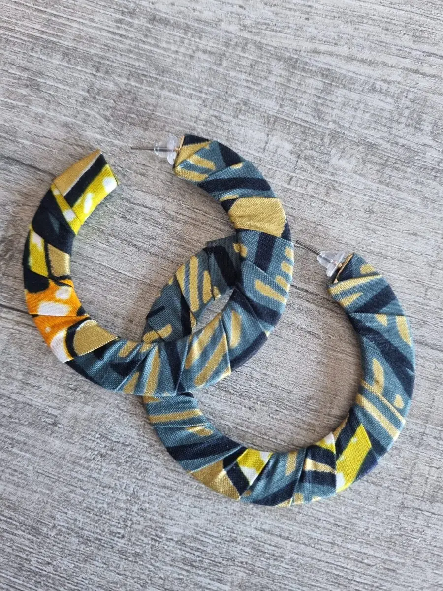Horus Flat Hoop Earrings