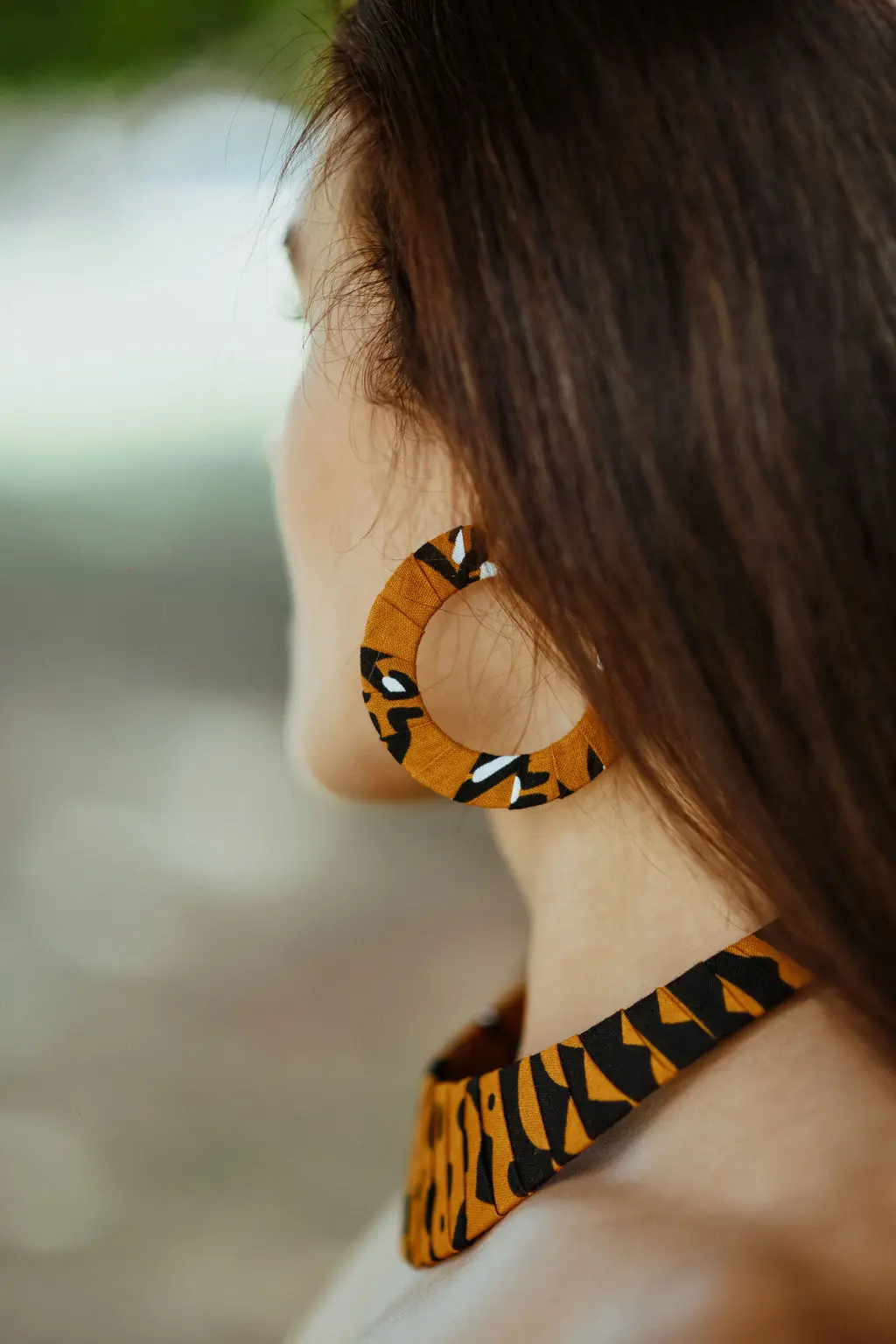 Kaélé Flat Hoop Earrings