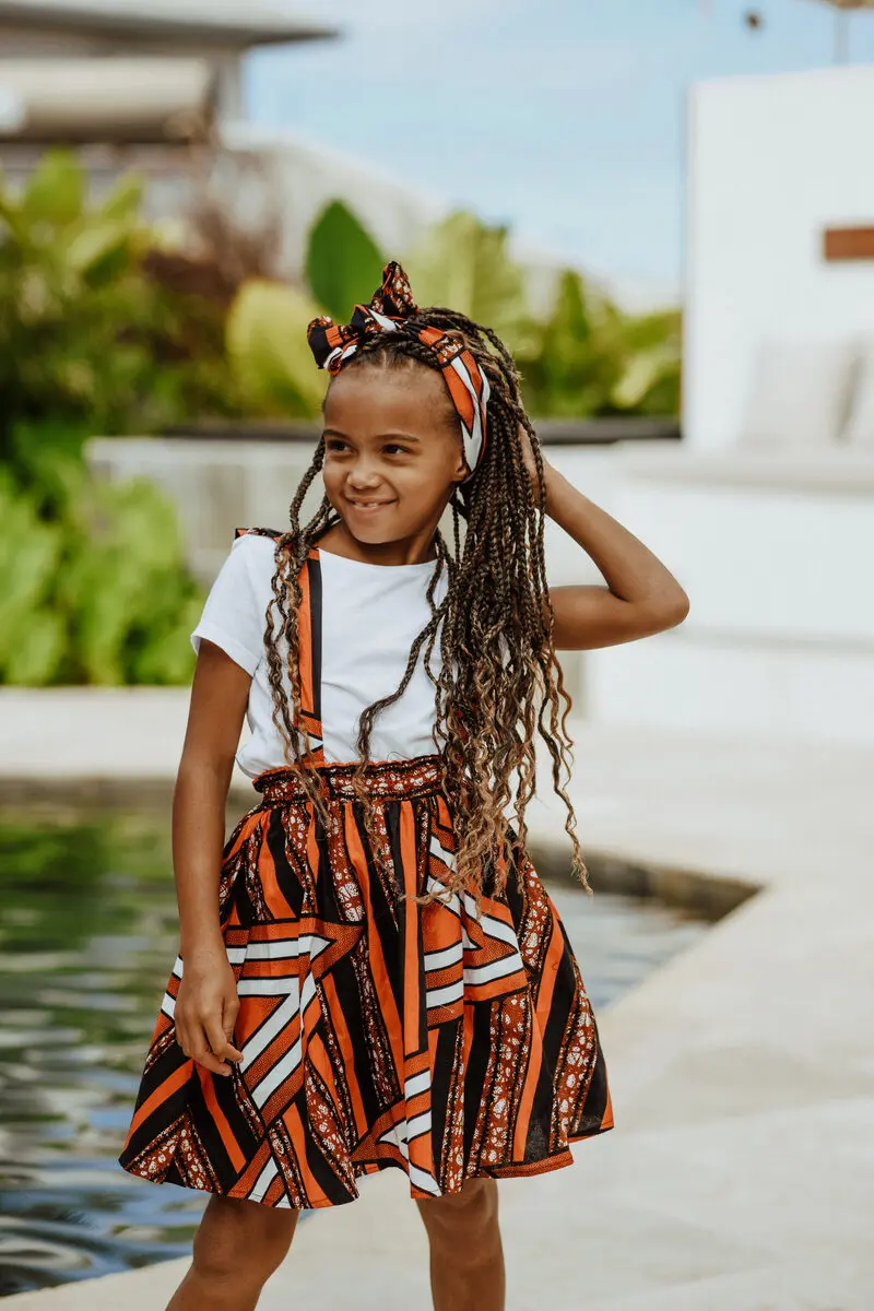 Eséka Girls' Skirt with Straps