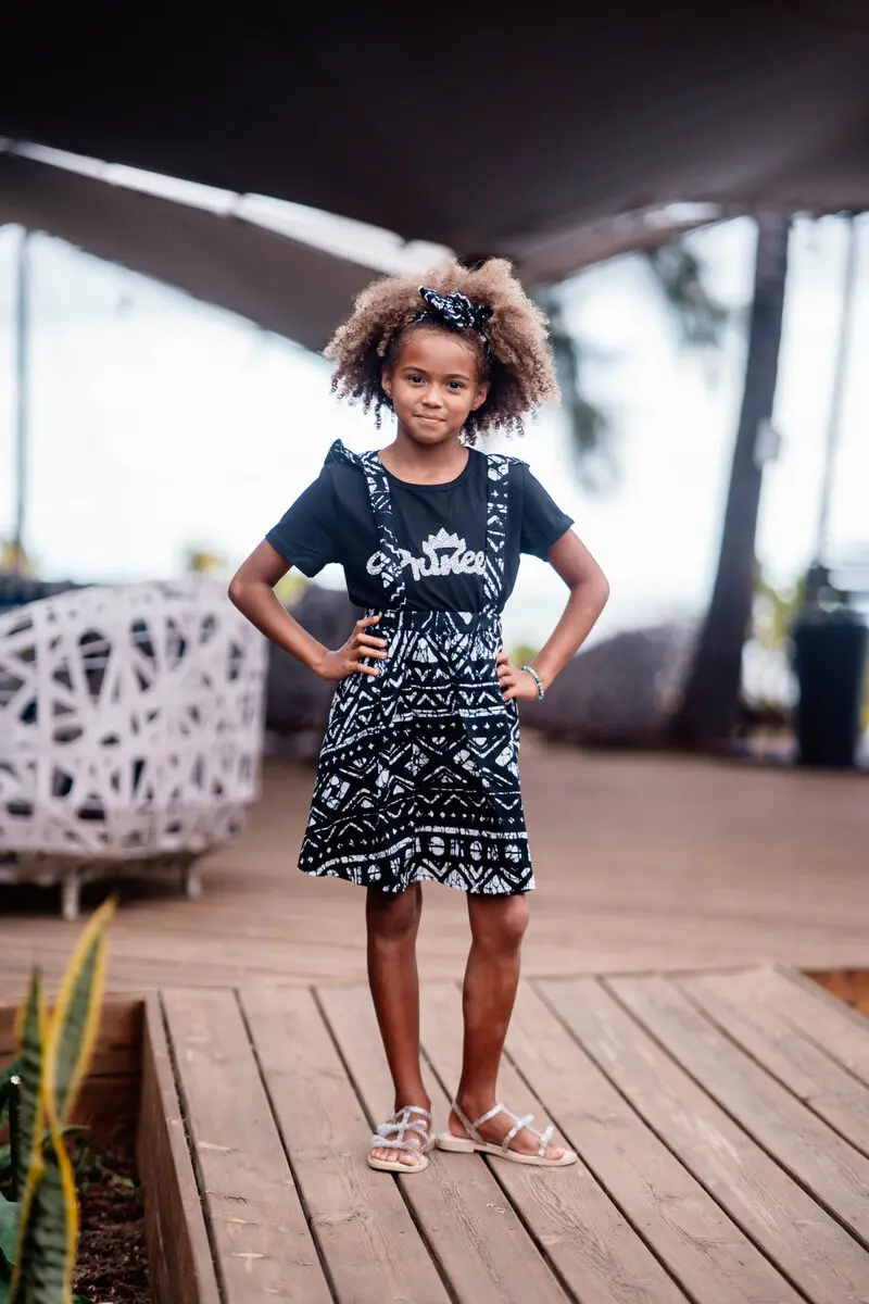 Loumé Girls' Skirt with Straps