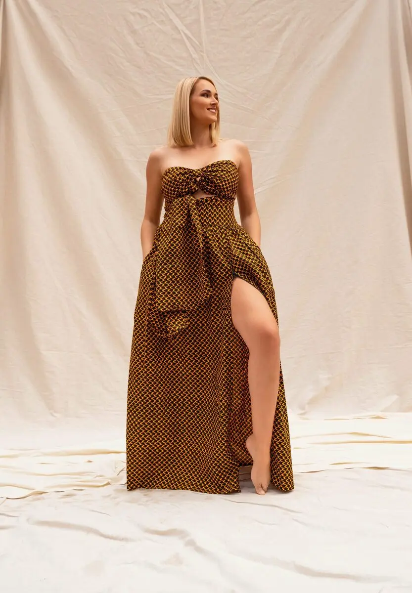 Maxi Flame Skirt