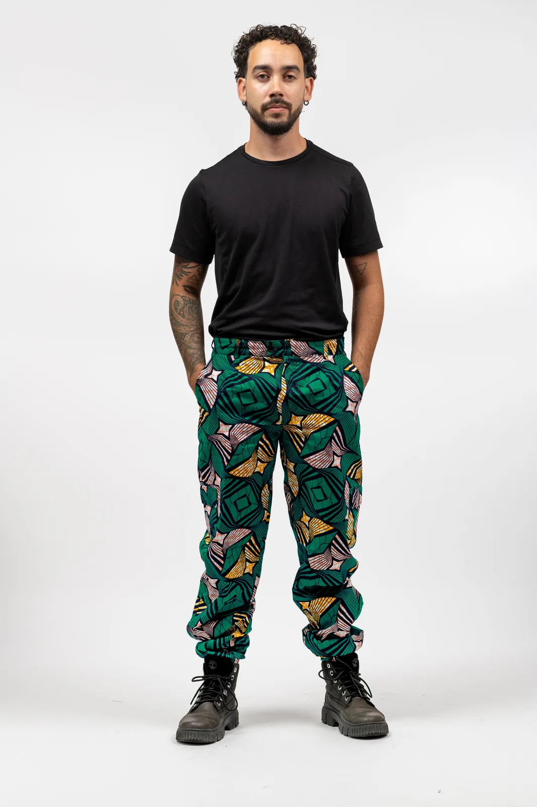 Pantalon cargo Keba wax 100% coton