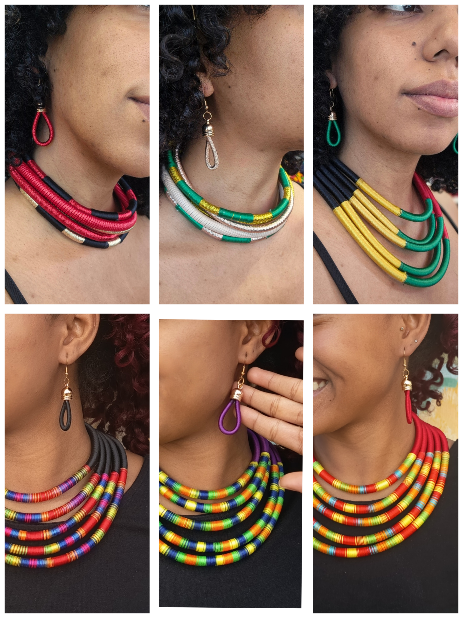 Parure Yoruba ( 8 couleurs )