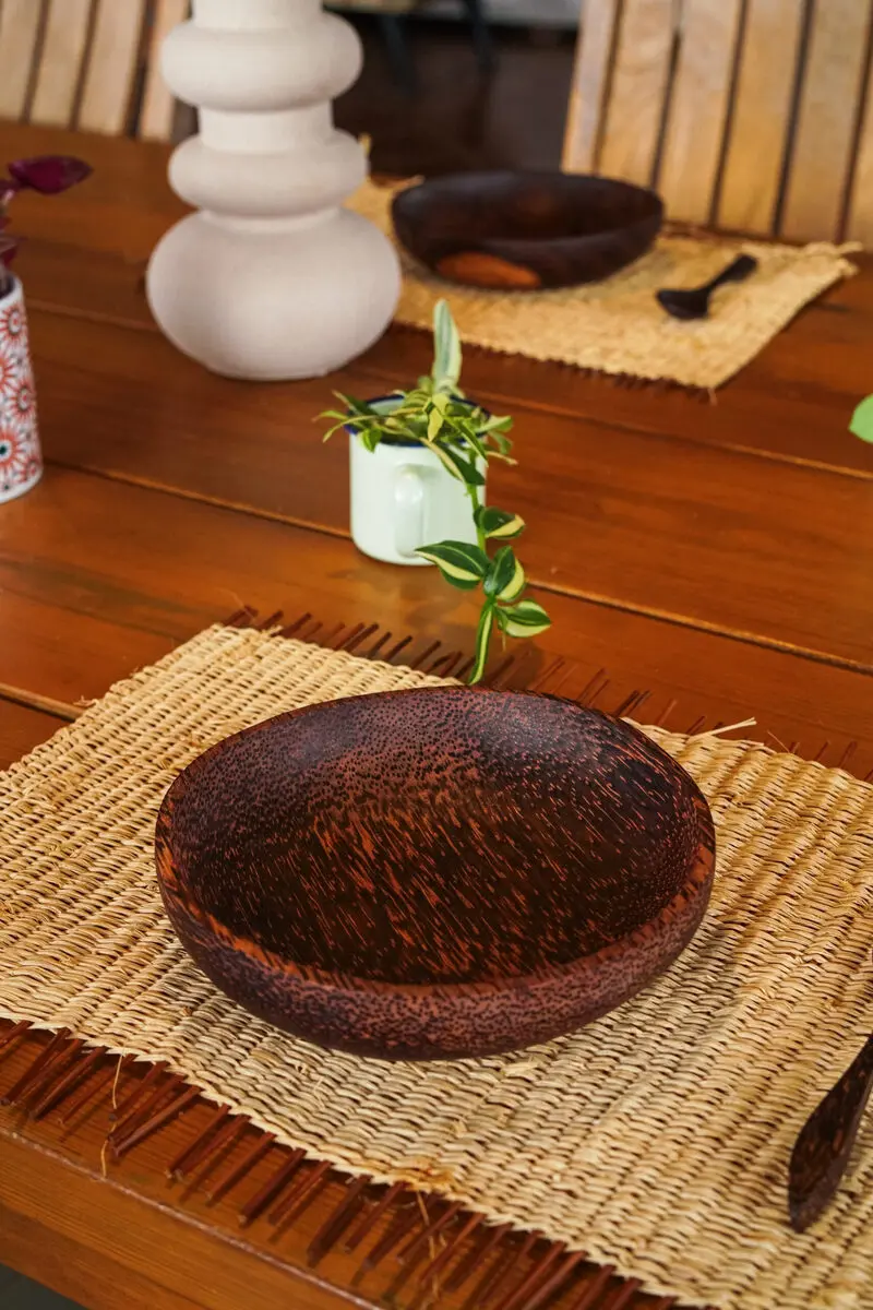Small coconut plate