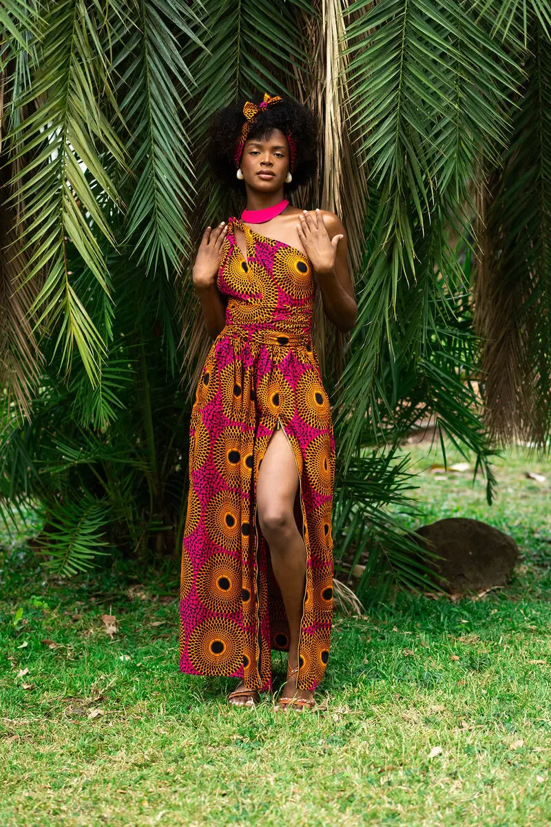 Aïda Infinity Dress in Pink