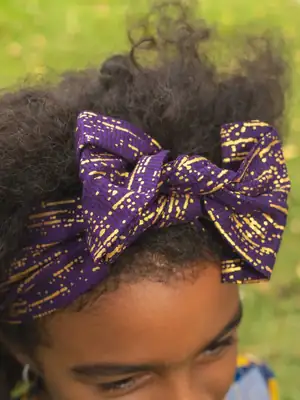 Senia Purple Hair Band