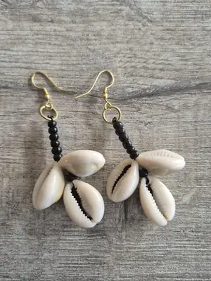 Cauri Shell Earrings