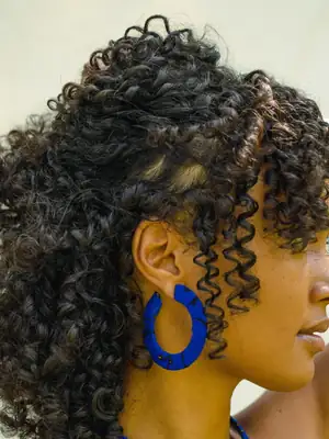 Yendi Flat Hoop Earrings