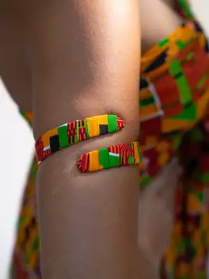 Ashanti Orange Armband
