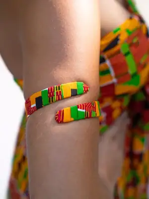 Ashanti Orange Armband 5