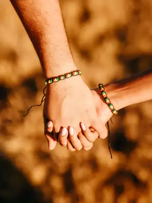 Green, Yellow, and Red Bracelet