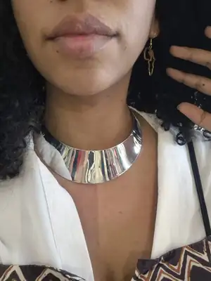 Silver necklace 3