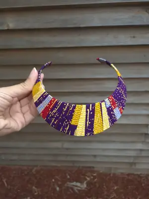 Senia Patterned Necklace 11