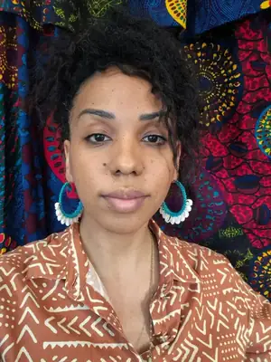 Colorful Cauri Hoop Earrings 17