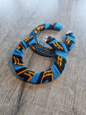 Bafia Flat Hoop Earrings 3