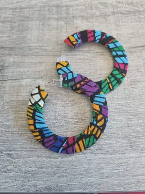Edea Flat Hoop Earrings