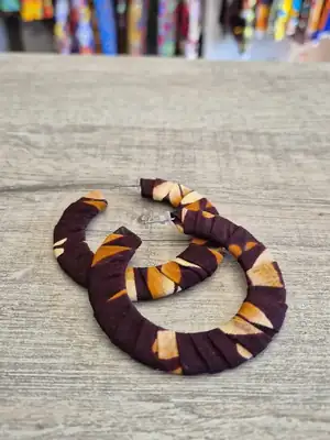 Koffi Flat Hoop Earrings 3