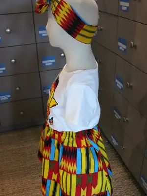 Yellow "Africa" Girls' Set