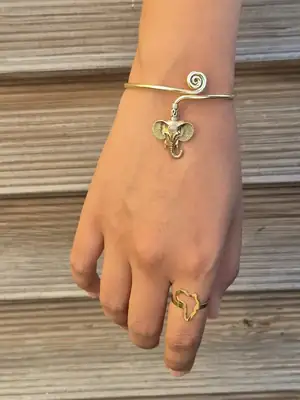 Golden Elephant Bracelet