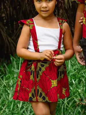 Asmara Girls' Skirt with Straps 4