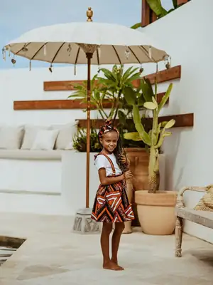Eséka Girls' Skirt with Straps 5