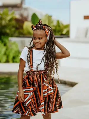 Eséka Girls' Skirt with Straps 6