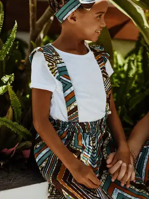 Kribi Girls' Skirt with Straps 4