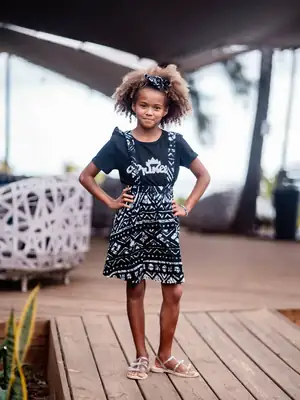 Loumé Girls' Skirt with Straps 5