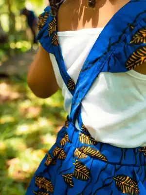 Yendi Girls' Skirt with Straps 4