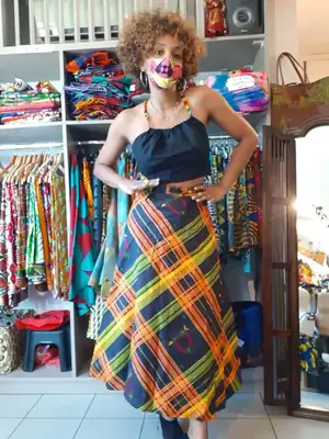 Long wrap skirt (5 colors) 13