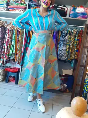 Long wrap skirt (5 colors) 16