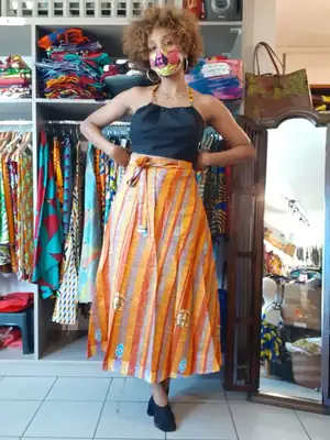 Long wrap skirt (5 colors) 19
