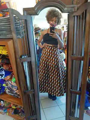 Long wrap skirt (5 colors) 4