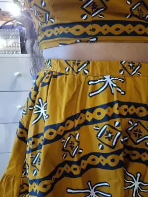Kaele Wax Mini Skirt 4