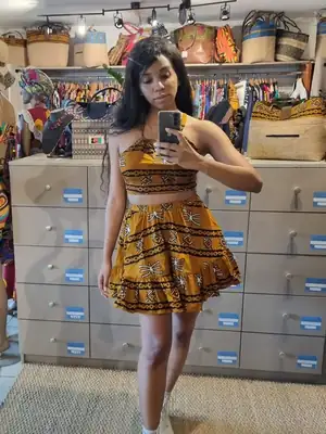 Kaele Wax Mini Skirt 5