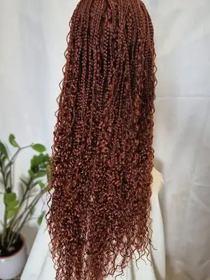 Synthetic Goddess Braided Wig 3