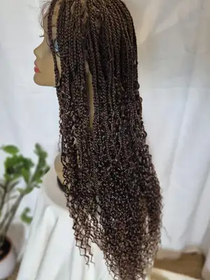 Synthetic Goddess Braided Wig 6