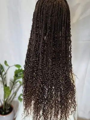 Synthetic Goddess Braided Wig 7