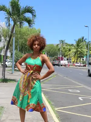 Backless Dashiki Dress 4