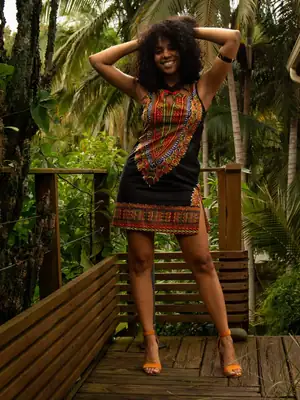 Mao Dashiki Dress (3 colors) 11