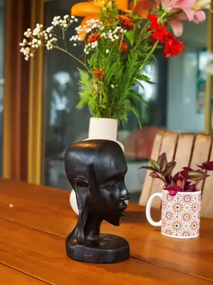 Masai Face Sculpture 5