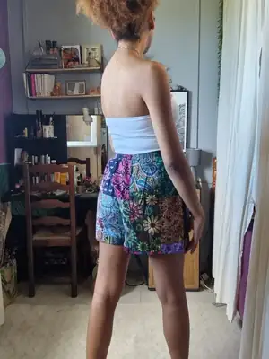 Patchwork Shorts 4
