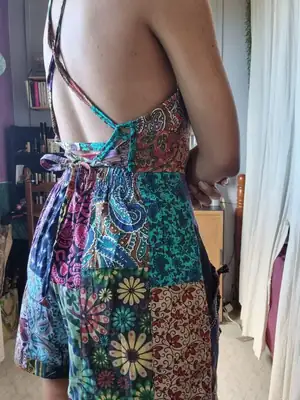 Patchwork Shorts 6