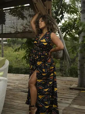 Infinity Bogolan Dress 3
