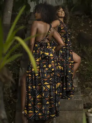 Infinity Bogolan Dress 5